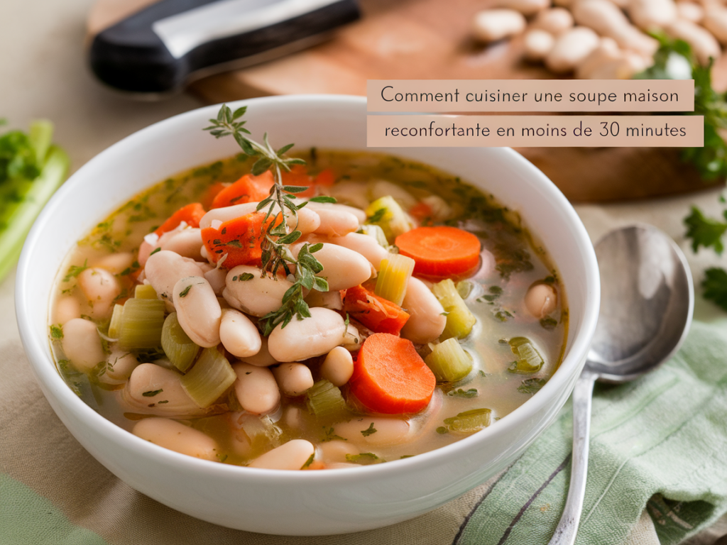 Comment cuisiner une soupe maison réconfortante en moins de 30 minutes