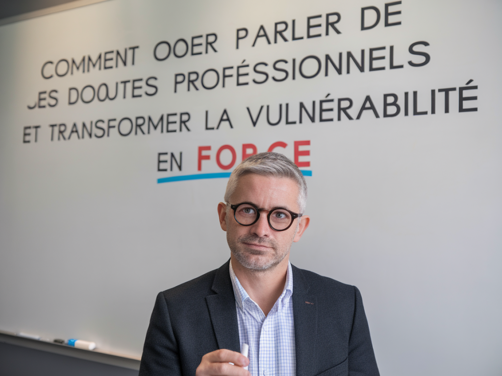 Comment oser parler de ses doutes professionnels et transformer la vulnérabilité en force