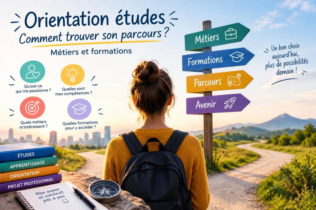 Orientation études : comment trouver son parcours, métiers et formations
